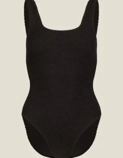 Accessorize Crinkle Swimsuit Black