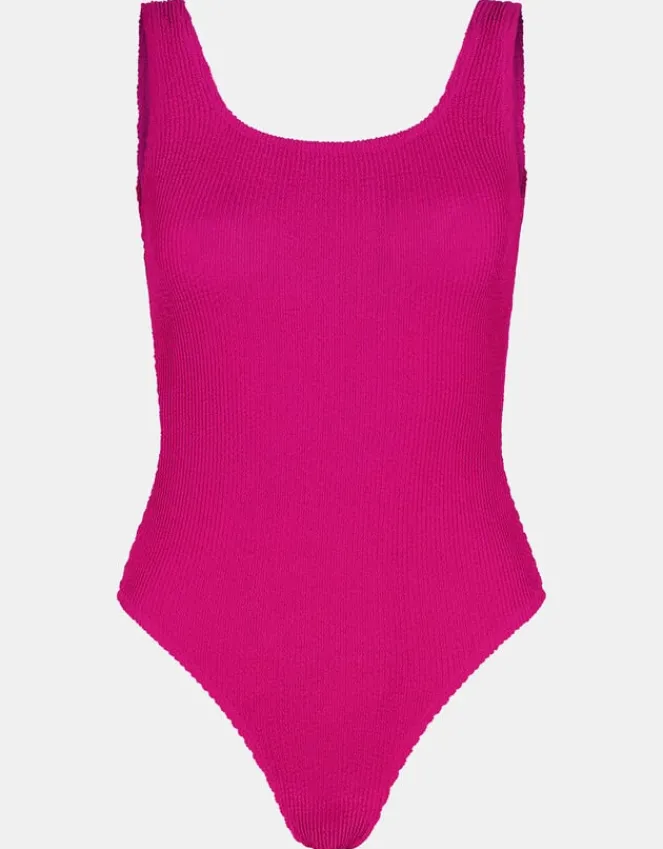 Accessorize Crinkle Swimsuit Pink
