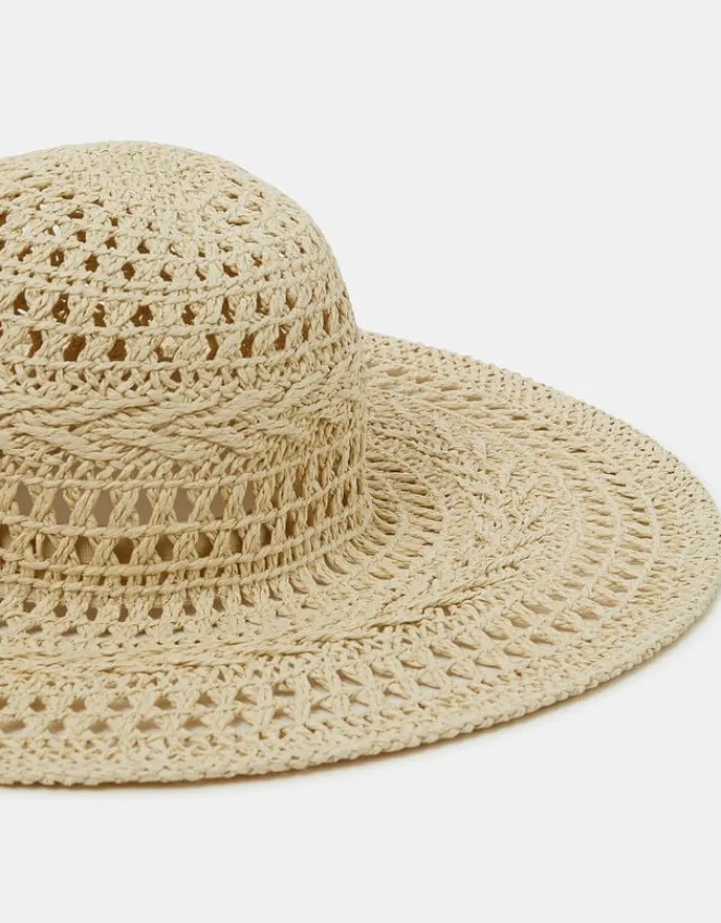 Accessorize Crochet Floppy Hat