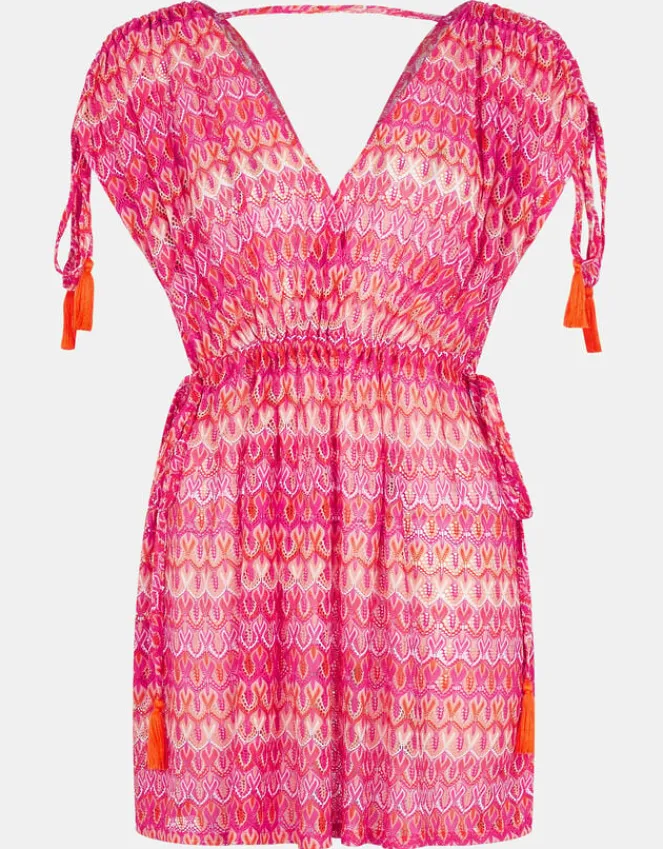 Accessorize Crochet Mini Kaftan Multi