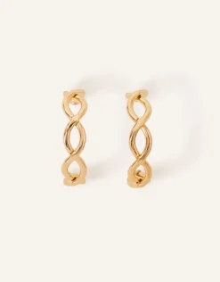 Accessorize Crossover Hoop Earrings