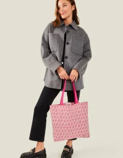 Accessorize Crown Print Shopper Bag