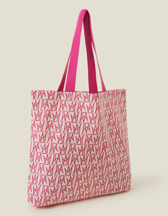 Accessorize Crown Print Shopper Bag