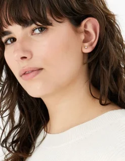 Accessorize Crystal Drop Earrings Set of Three