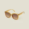 Accessorize Crystal Large Square Sunglasses