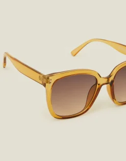 Accessorize Crystal Large Square Sunglasses