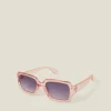 Accessorize Crystal Oversized Square Sunglasses