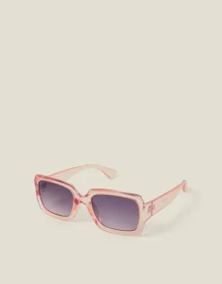 Accessorize Crystal Oversized Square Sunglasses