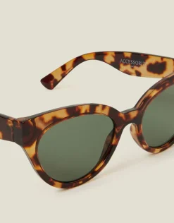 Accessorize Crystal Tortoiseshell Cat Eye Sunglasses