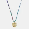 Accessorize 14ct Gold-Plated Braid Pendant Necklace