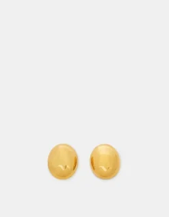 Accessorize 14ct Gold-Plated Dome Stud Earrings