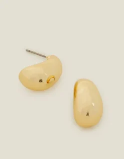 Accessorize 14ct Gold-Plated Medium Teardrop Stud Earrings