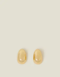 Accessorize 14ct Gold-Plated Medium Teardrop Stud Earrings