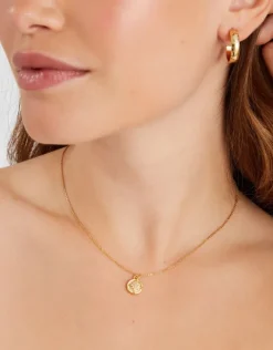 Accessorize 14ct Gold-Plated Star Pearl Pendant Necklace