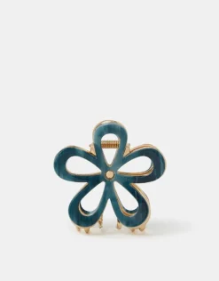 Accessorize Cut Out Resin Flower Claw Clip