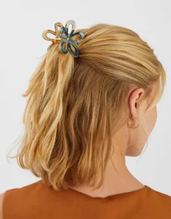 Accessorize Cut Out Resin Flower Claw Clip