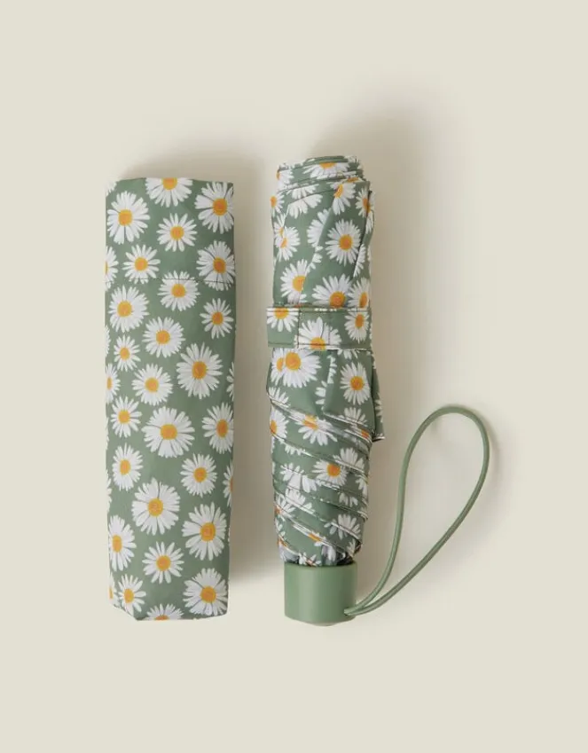 Accessorize Daisy Print Umbrella