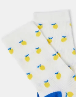 Accessorize Ditsy Lemon Socks