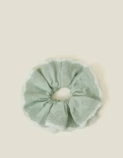 Accessorize Double Broderie Hair Scrunchie