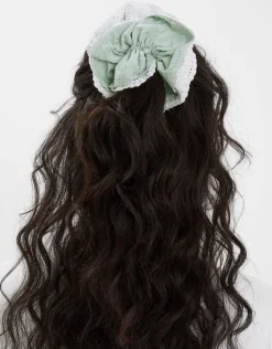 Accessorize Double Broderie Hair Scrunchie