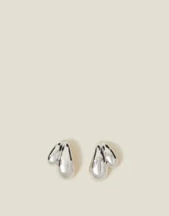 Accessorize Double Curve Drop Earrings