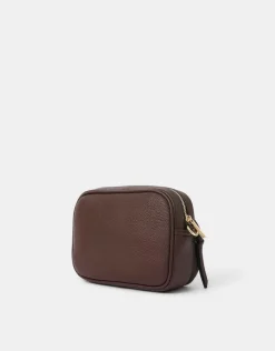 Accessorize Double Zip Camera Bag Brown