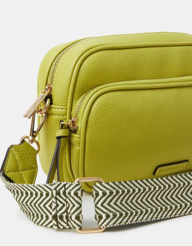 Accessorize Double Zip Camera Bag Green