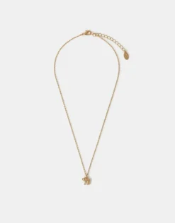 Accessorize Elephant Pendant Necklace