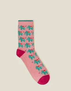 Accessorize Elephant Print Socks