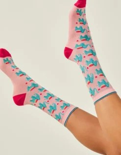 Accessorize Elephant Print Socks
