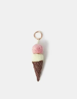 Accessorize Embellished Ice Cream Bag Charm