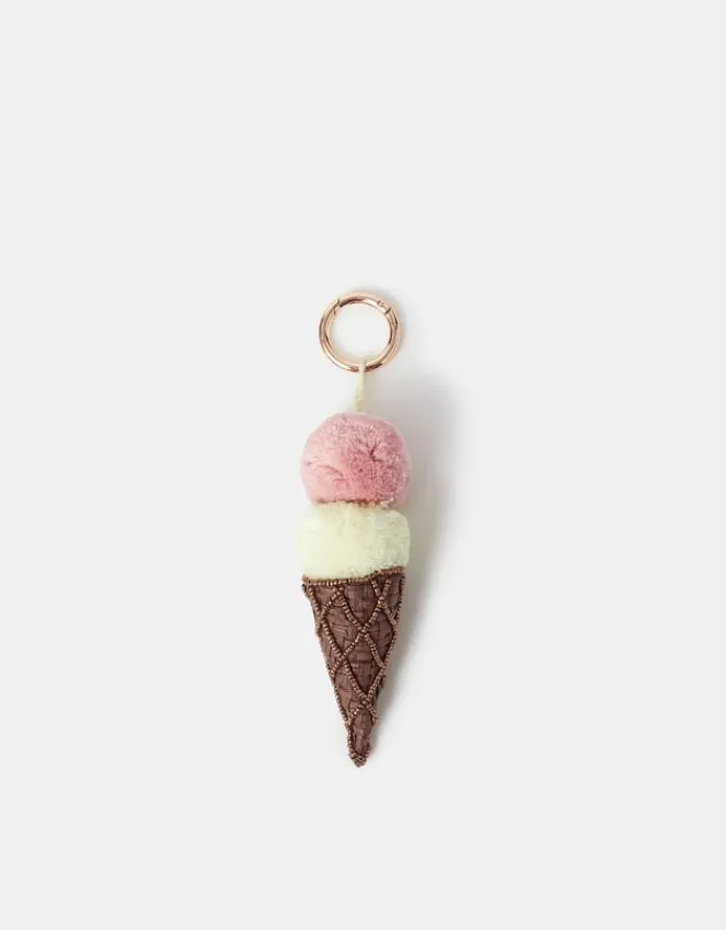 Accessorize Embellished Ice Cream Bag Charm