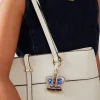 Accessorize Embellished London Crown Keyring