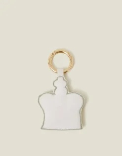 Accessorize Embellished London Crown Keyring