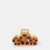 Accessorize Enamel Floral Claw Clip