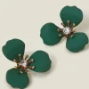 Accessorize Enamel Floral Stud Earrings