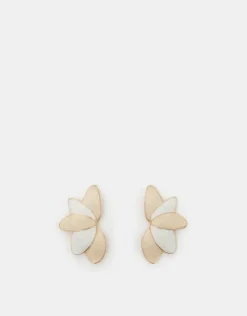 Accessorize Enamel Petal Drop Earrings