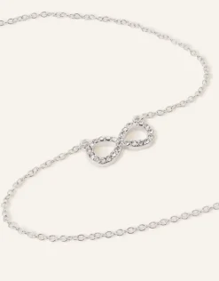 Accessorize Eternity Symbol Pendant Necklace