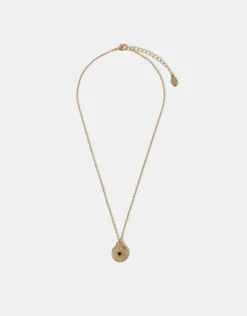Accessorize Evil Eye Coin Pendant Necklace