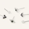 Accessorize Evil Eye Stud Earrings Set of Three