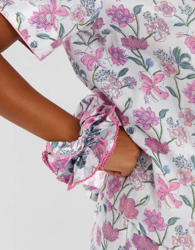Accessorize Extra Large Floral Print Scrunchie