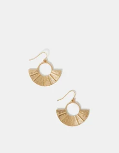 Accessorize Fan Drop Earrings