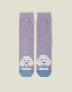 Accessorize Fancy Poodle Socks
