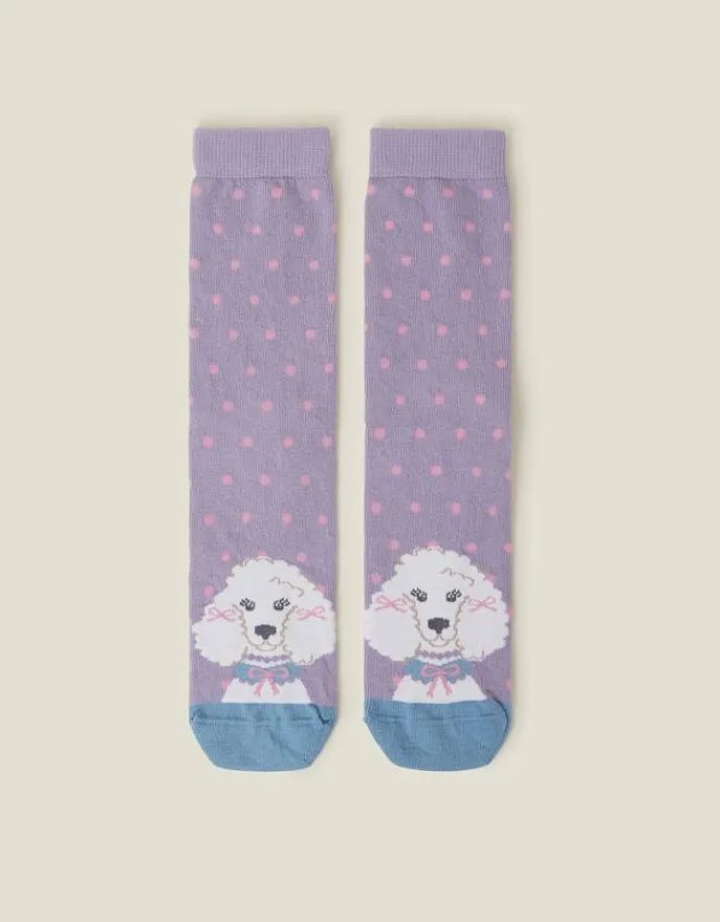 Accessorize Fancy Poodle Socks