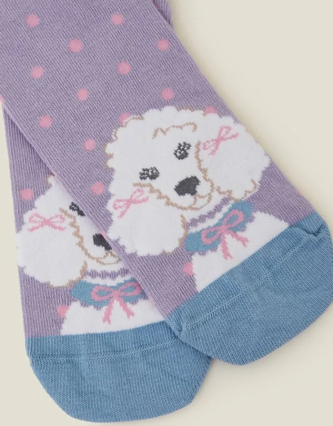 Accessorize Fancy Poodle Socks