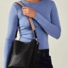 Accessorize Faux Leather Bucket Bag Black