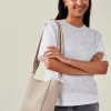 Accessorize Faux Leather Bucket Bag Nude