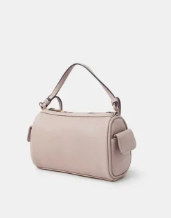 Accessorize Faux Leather Crossbody Bag Brown