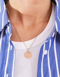 Accessorize Filigree Coin Necklace