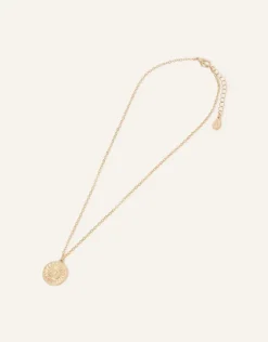 Accessorize Filigree Coin Necklace